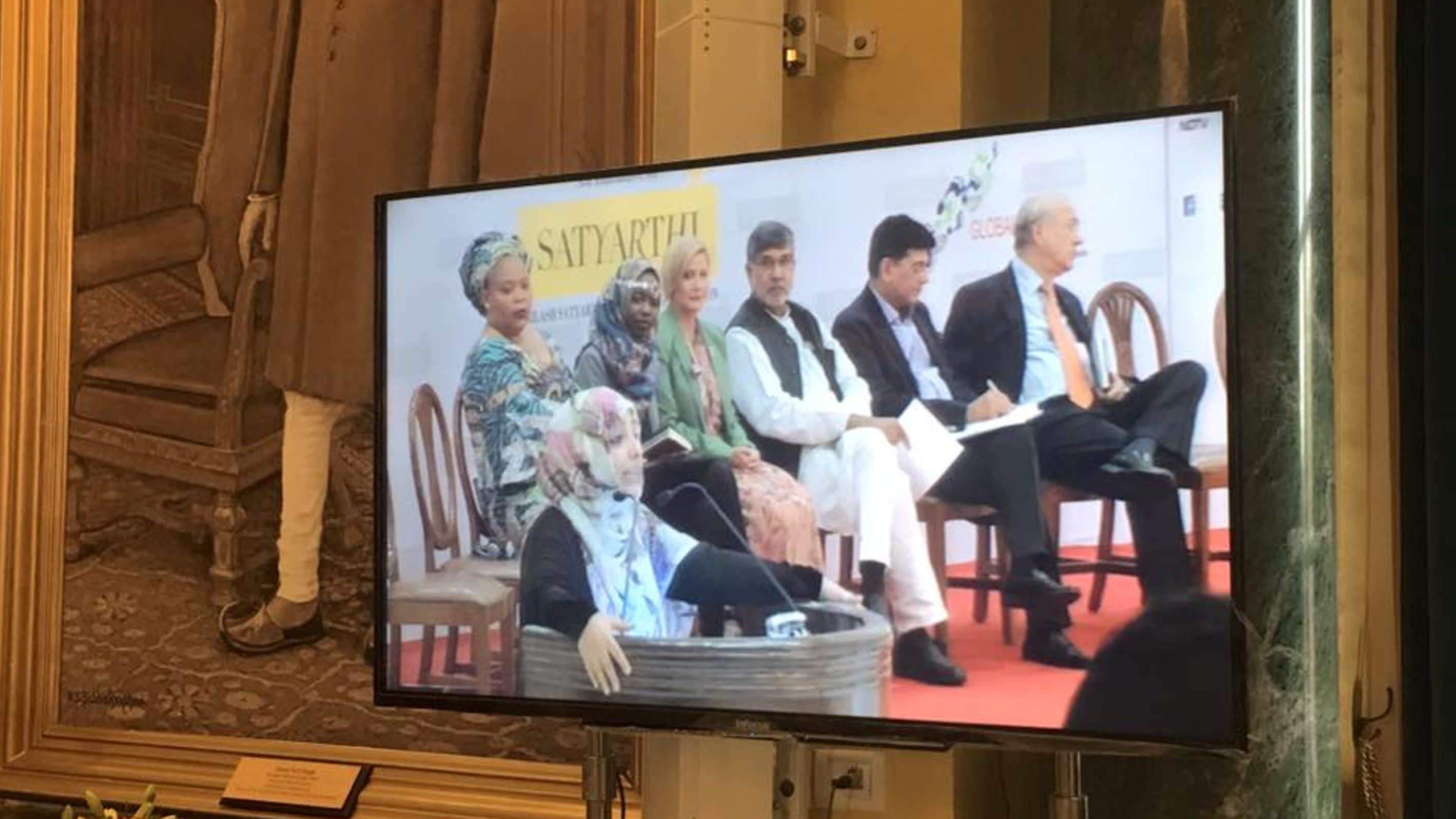 كلمة الناشطة الحائزة على جائزة نوبل للسلام توكل كرمان في قمة الحائزين على نوبل للسلام والقادة من أجل الاطفال - نيودلهي/الهند